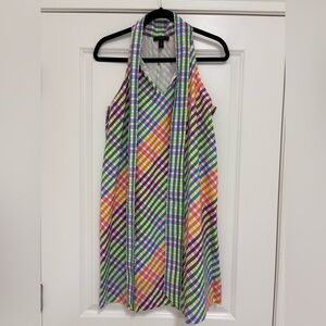 J. Crew Multicolor gingham Dress